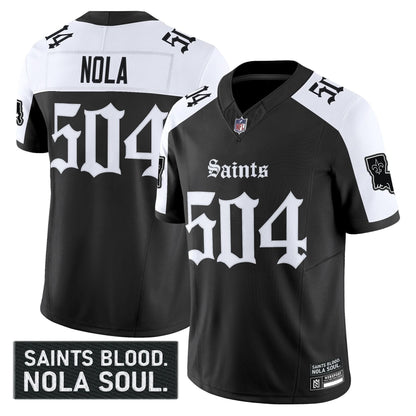 New Orleans Saints 'Gothic Vieux Carré Edition' Vapor Jersey - All Stitched