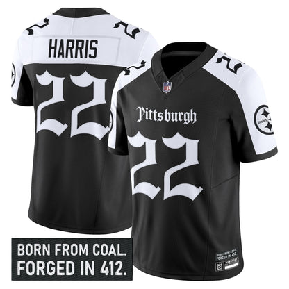 Pittsburgh Steelers 'Gothic Steel City Edition' Vapor Limited Jersey - All Stitched
