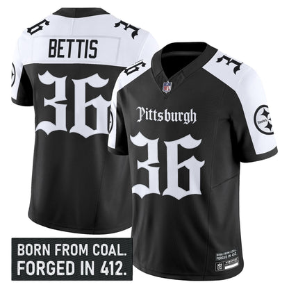 Pittsburgh Steelers 'Gothic Steel City Edition' Vapor Limited Jersey - All Stitched
