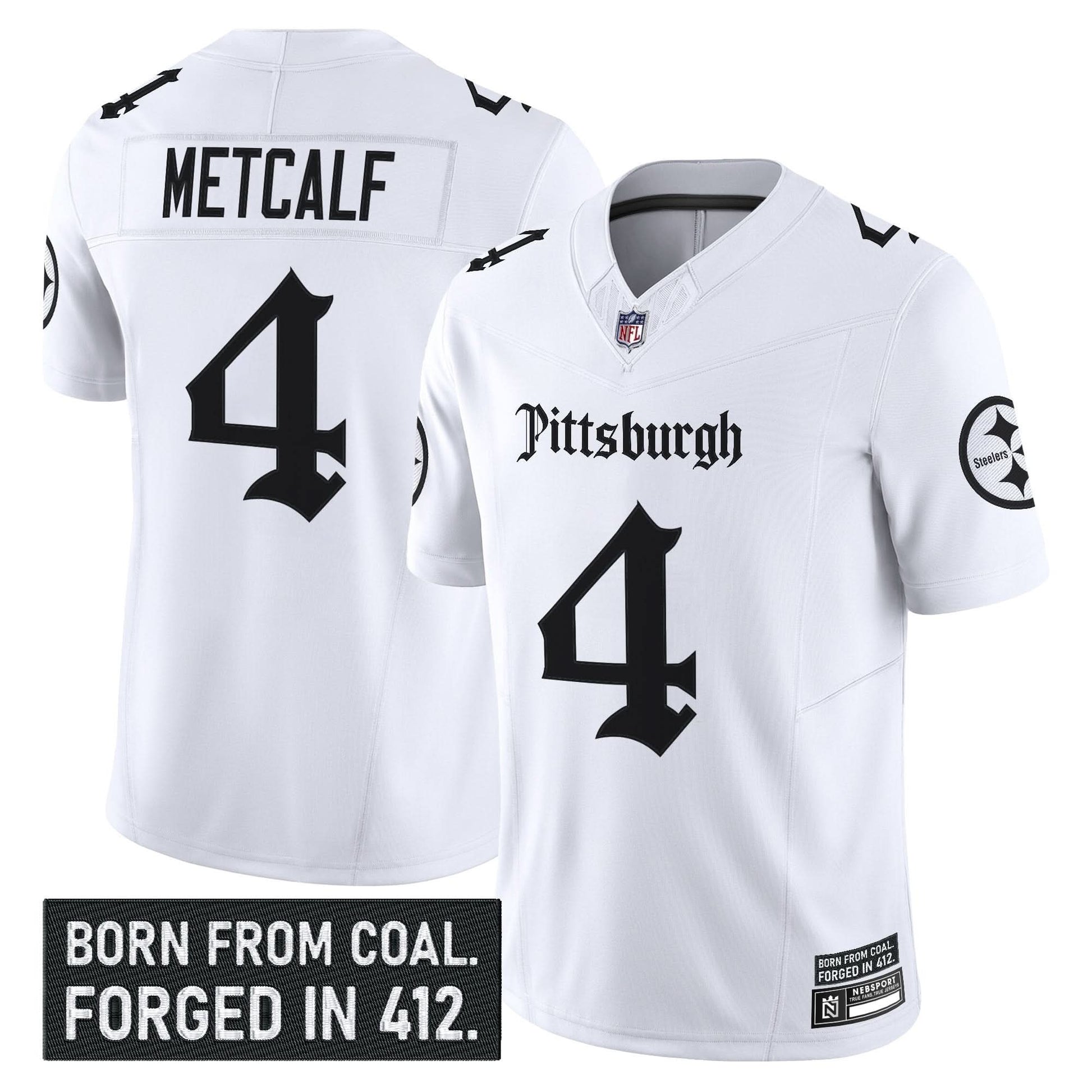 Pittsburgh Steelers 'Gothic Steel City Edition' Vapor Limited Jersey - All Stitched