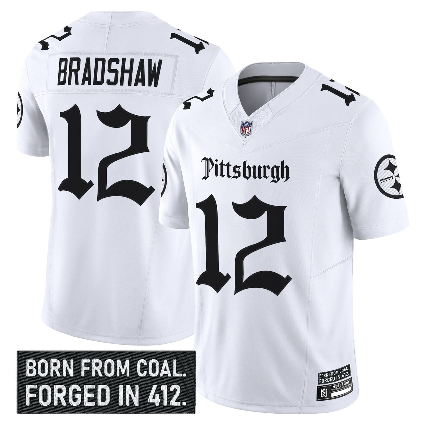 Pittsburgh Steelers 'Gothic Steel City Edition' Vapor Limited Jersey - All Stitched