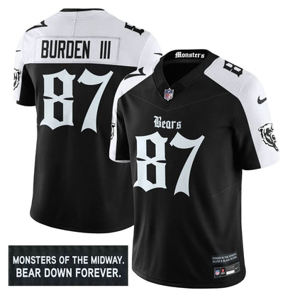 Chicago Bears 'Gothic Monsters Edition' Vapor Limited Jersey - All Stitched