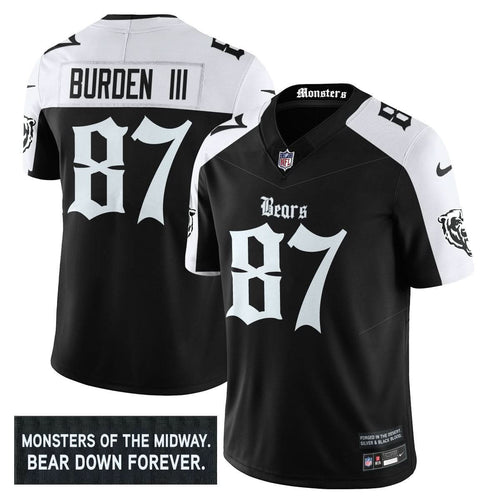 Chicago Bears 'Gothic Monsters Edition' Vapor Limited Jersey - All Stitched