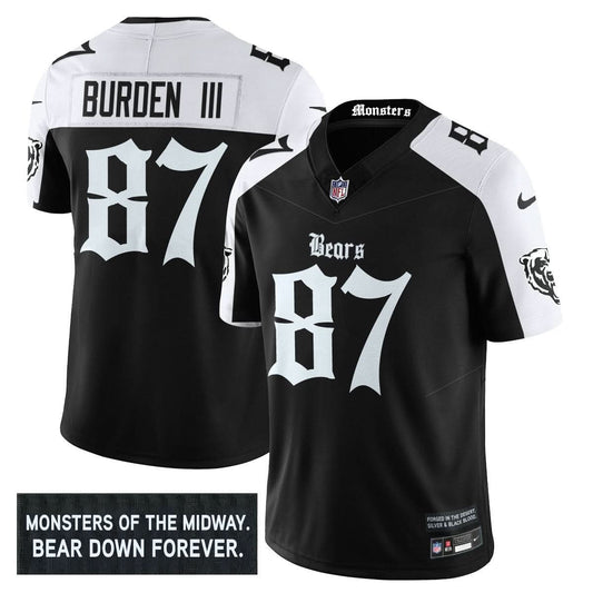 Chicago Bears 'Gothic Monsters Edition' Vapor Limited Jersey - All Stitched