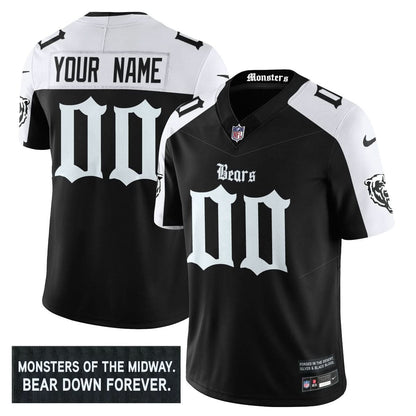 Chicago Bears 'Gothic Monsters Edition' Vapor Limited Jersey - All Stitched