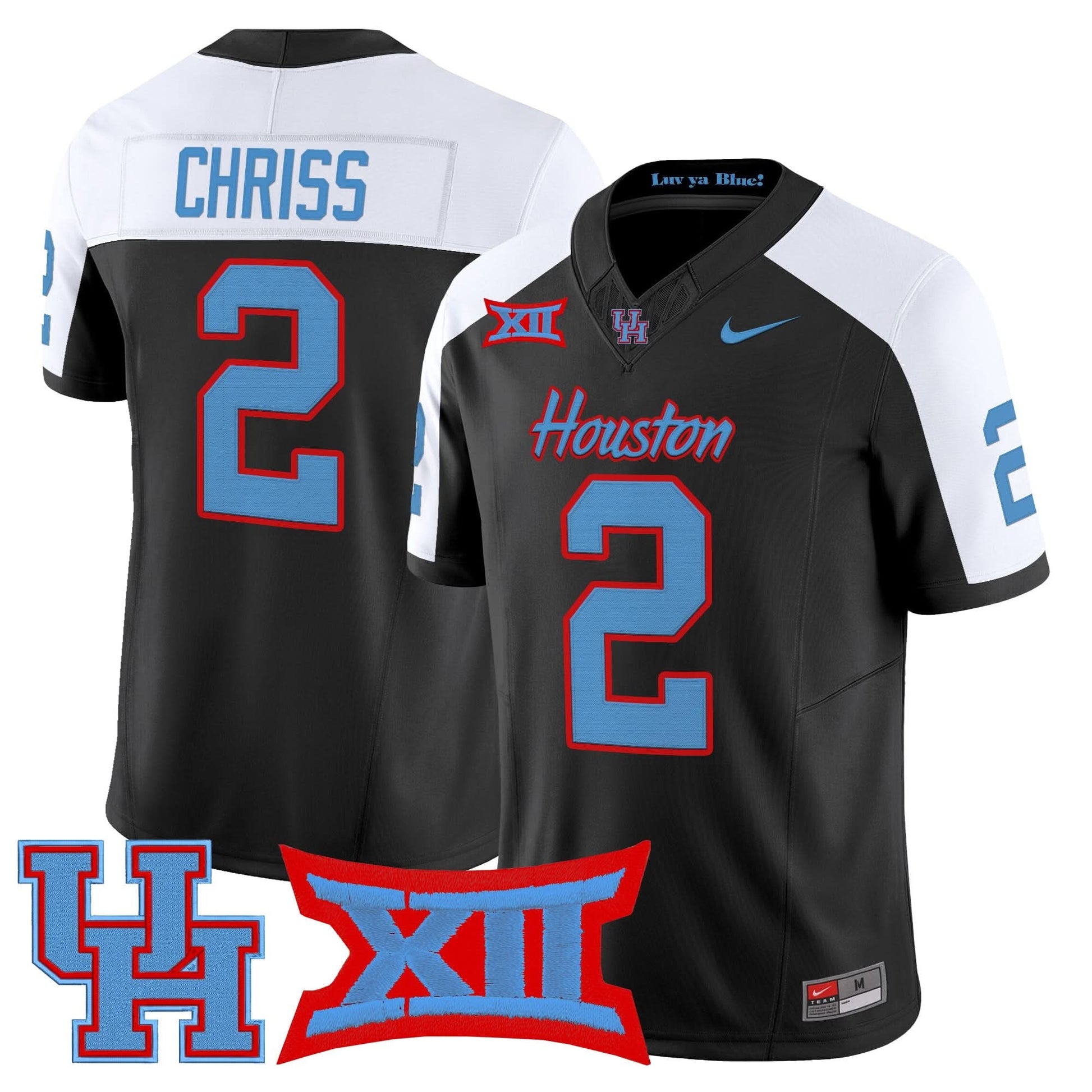 Houston Cougars 2025 Vapor Limited Jersey - All Stitched