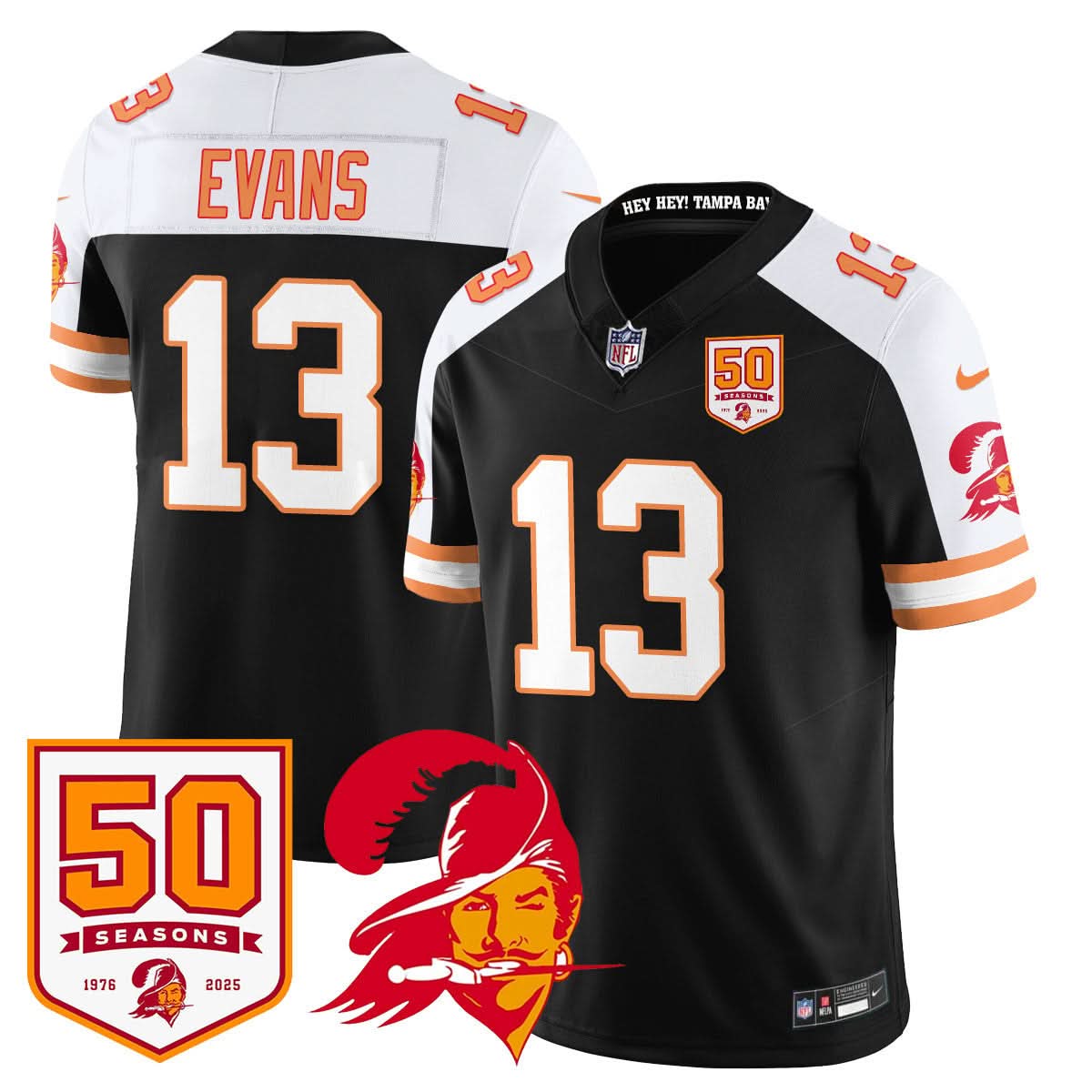 Tampa Bay Buccaneers '76 Vapor Limited Jersey - All Stitched