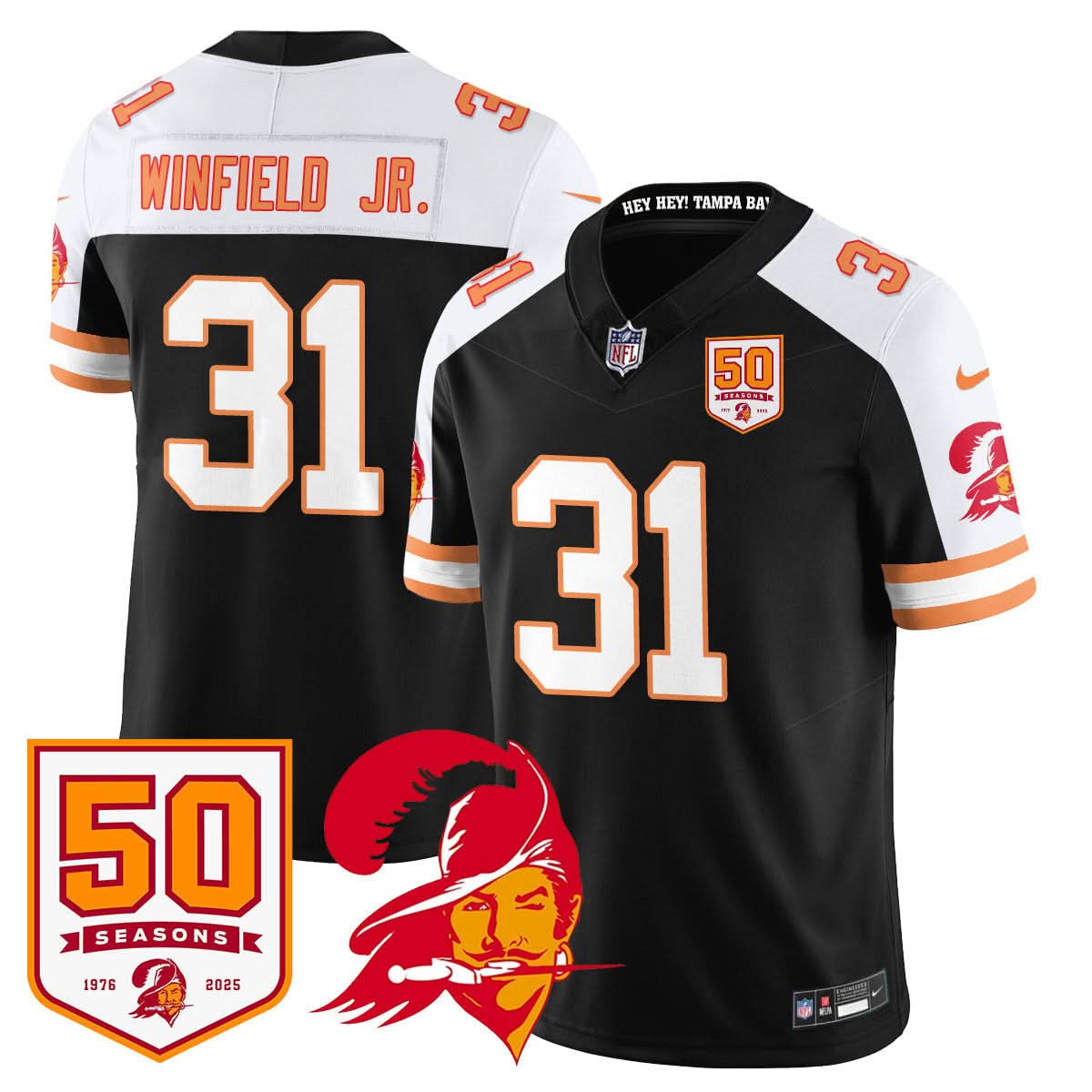 Tampa Bay Buccaneers '76 Vapor Limited Jersey - All Stitched