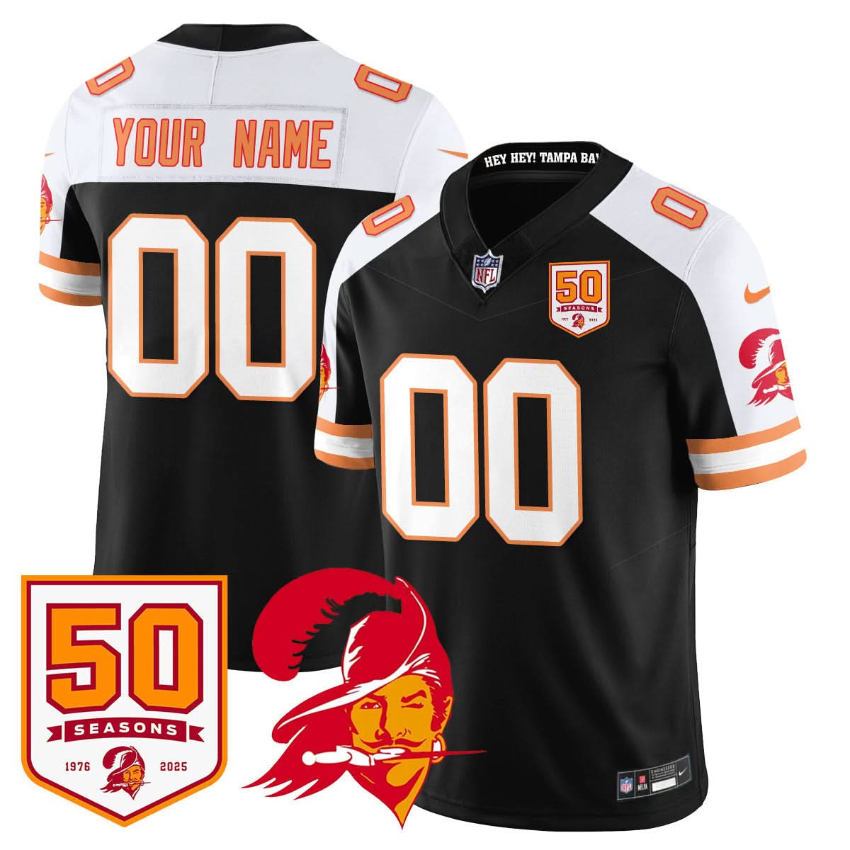 Tampa Bay Buccaneers '76 Vapor Limited Jersey - All Stitched