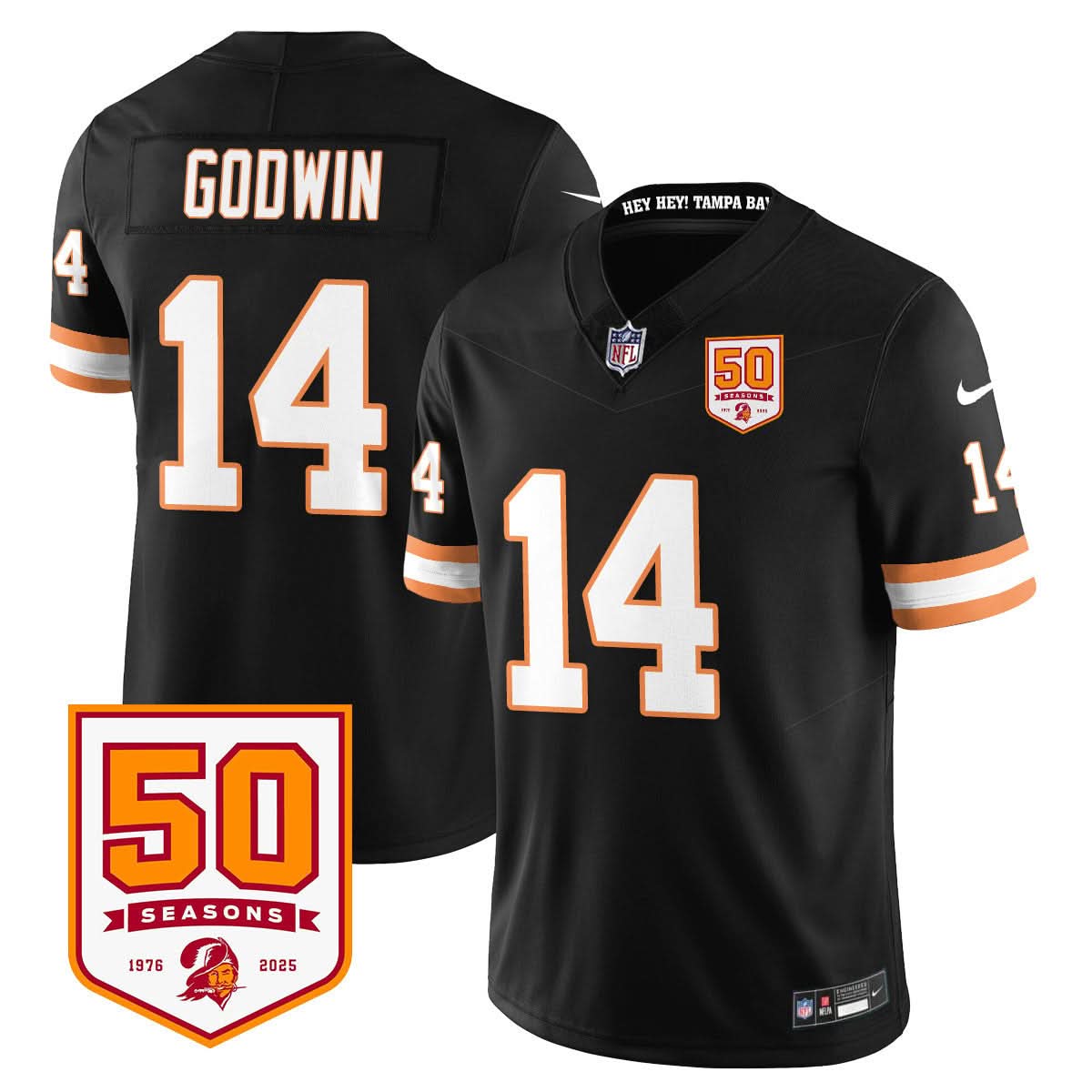 Tampa Bay Buccaneers '76 Vapor Limited Jersey - All Stitched