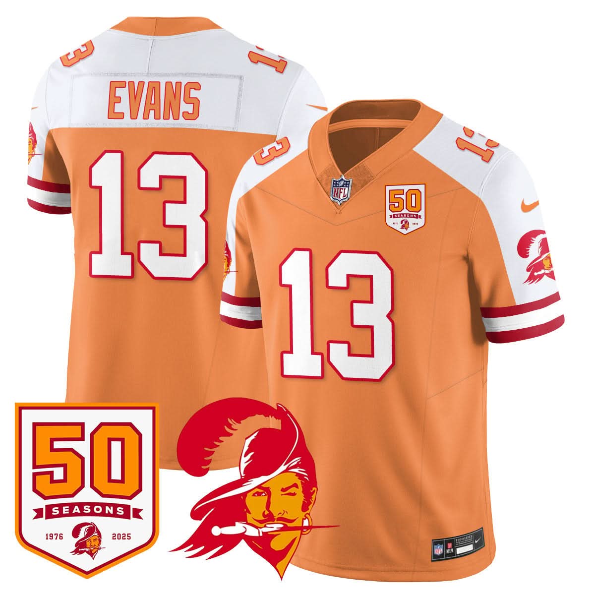 Tampa Bay Buccaneers '76 Vapor Limited Jersey - All Stitched