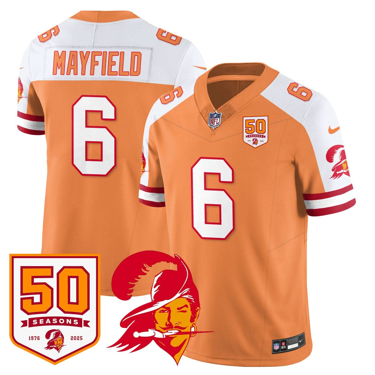 Tampa Bay Buccaneers '76 Vapor Limited Jersey - All Stitched