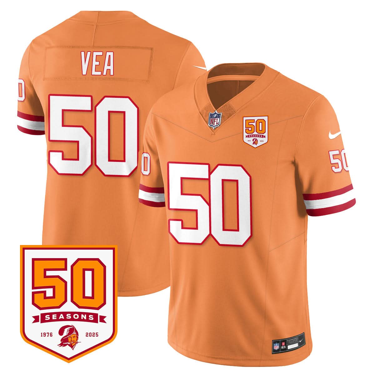 Tampa Bay Buccaneers '76 Vapor Limited Jersey - All Stitched