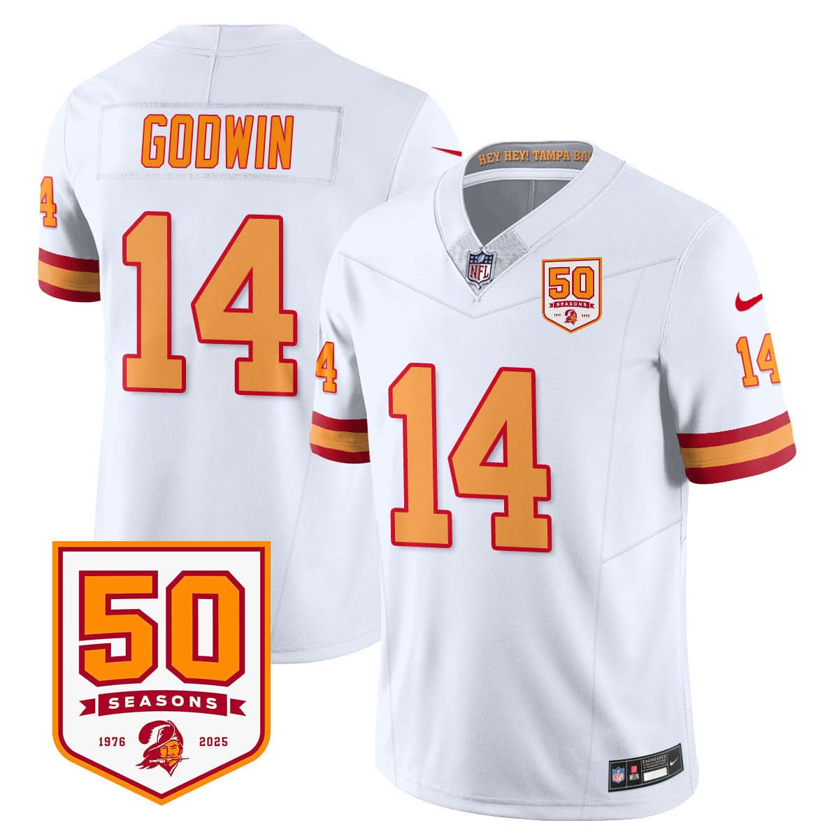 Tampa Bay Buccaneers '76 Vapor Limited Jersey - All Stitched
