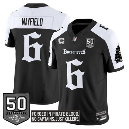 Tampa Bay Buccaneers 'Gothic Pirate Shadows Edition' Limited Jersey - All Stitched