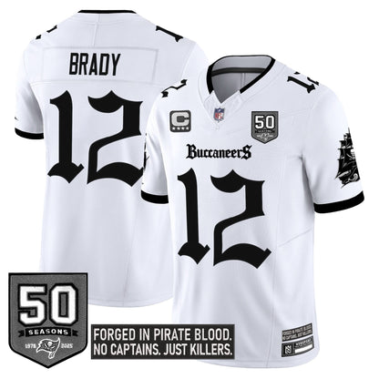 Tampa Bay Buccaneers 'Gothic Pirate Shadows Edition' Limited Jersey - All Stitched
