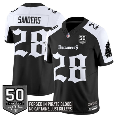 Tampa Bay Buccaneers 'Gothic Pirate Shadows Edition' Limited Jersey - All Stitched