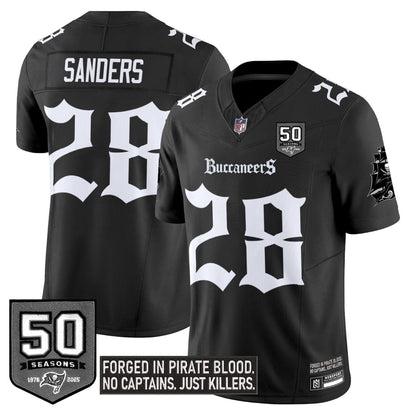 Tampa Bay Buccaneers 'Gothic Pirate Shadows Edition' Limited Jersey - All Stitched