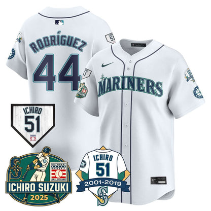 Seattle Mariners Ichiro Number Retirement Jersey - All Stitched