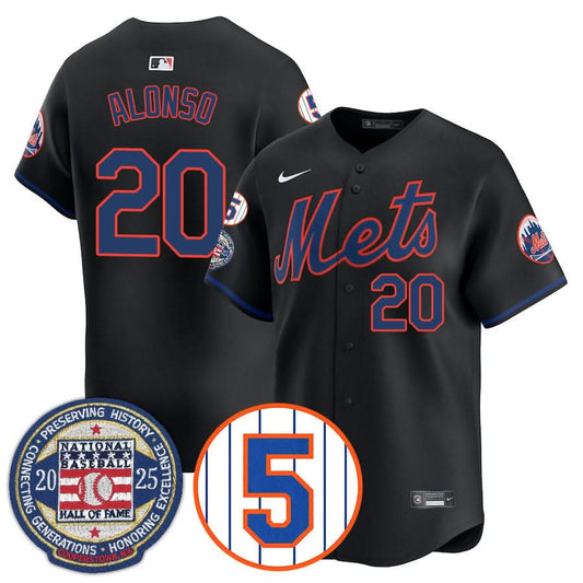 New York Mets Number Retirement & Hall of Fame Gold Jersey - All Stitched