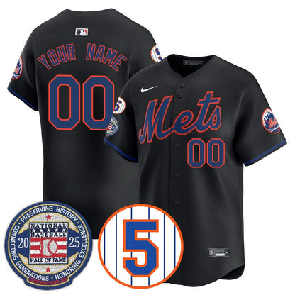 New York Mets Number Retirement & Hall of Fame Gold Jersey - All Stitched