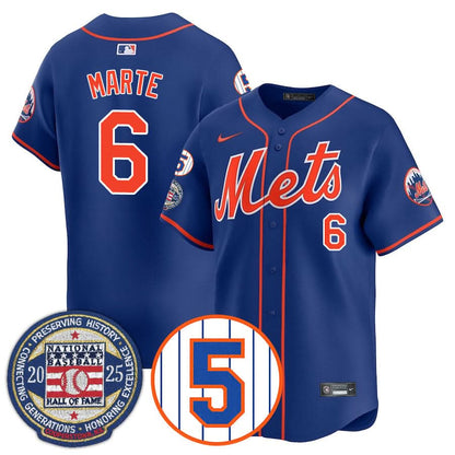 New York Mets Number Retirement & Hall of Fame Gold Jersey - All Stitched
