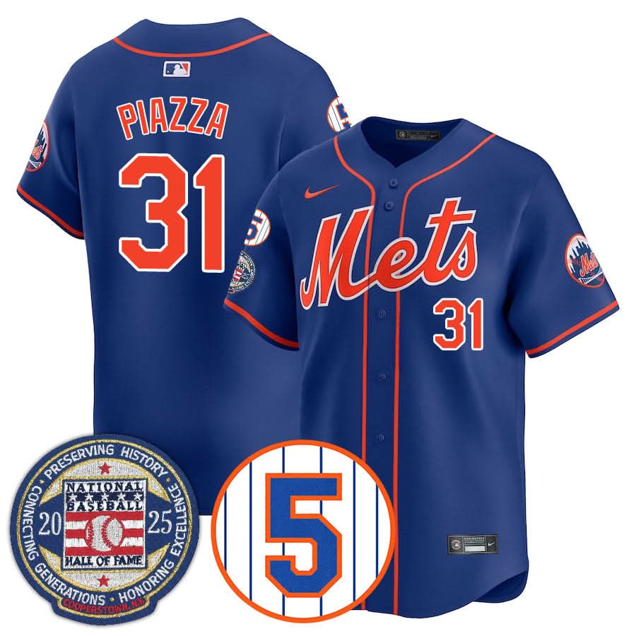 New York Mets Number Retirement & Hall of Fame Gold Jersey - All Stitched