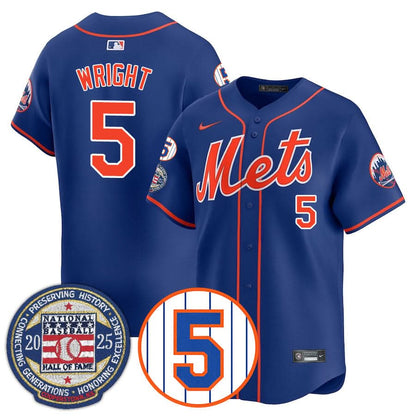 New York Mets Number Retirement & Hall of Fame Gold Jersey - All Stitched