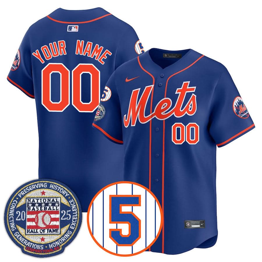 New York Mets Number Retirement & Hall of Fame Gold Jersey - All Stitched