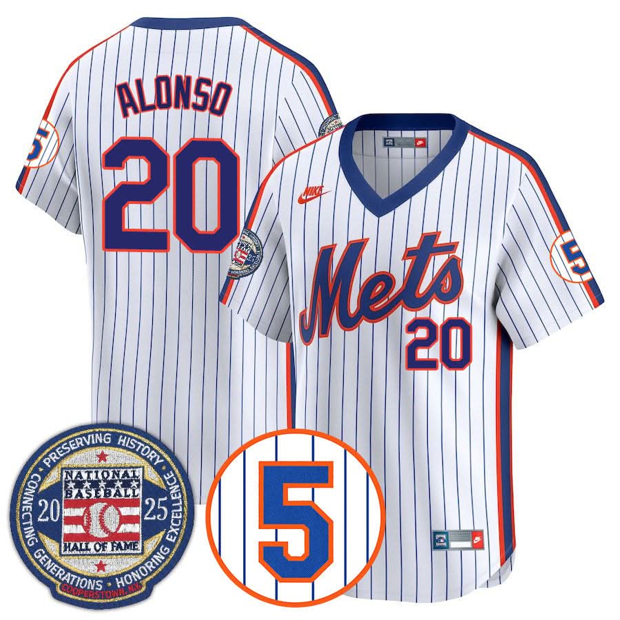 New York Mets Number Retirement & Hall of Fame Gold Jersey - All Stitched