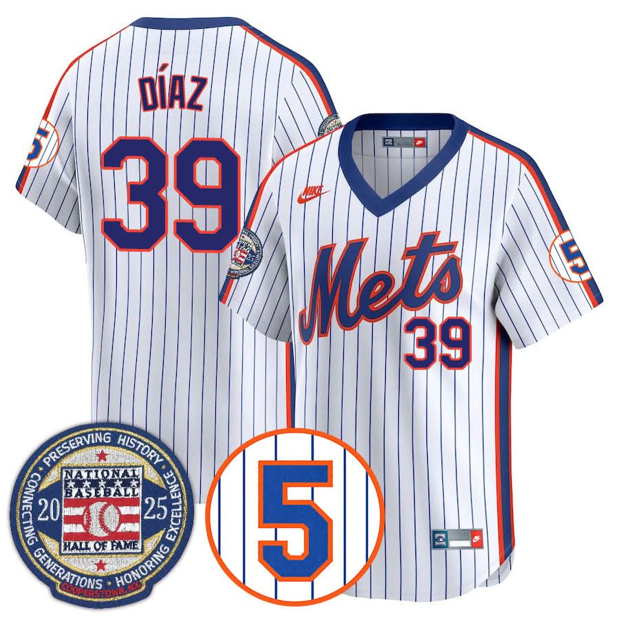 New York Mets Number Retirement & Hall of Fame Gold Jersey - All Stitched