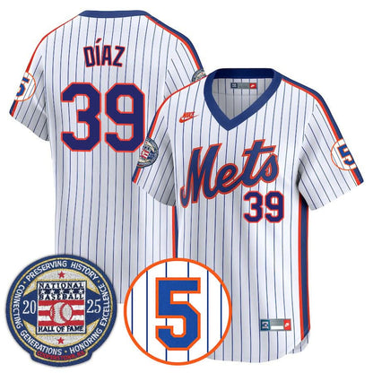 New York Mets Number Retirement & Hall of Fame Gold Jersey - All Stitched