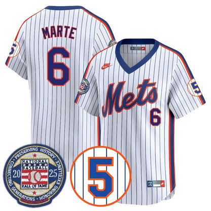 New York Mets Number Retirement & Hall of Fame Gold Jersey - All Stitched