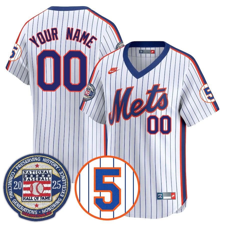 New York Mets Number Retirement & Hall of Fame Gold Jersey - All Stitched