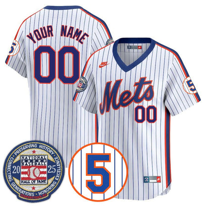New York Mets Number Retirement & Hall of Fame Gold Jersey - All Stitched