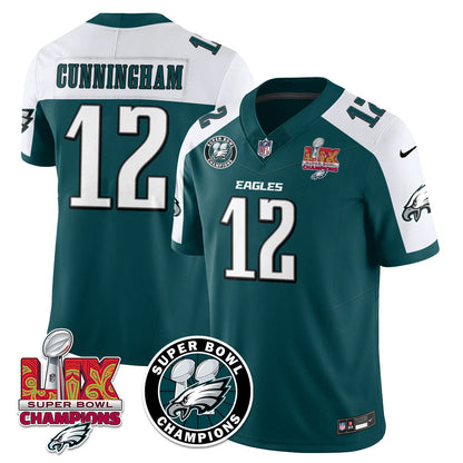 Philadelphia Eagles Super Bowl LIX Champions Jersey - All Stitched