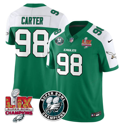Philadelphia Eagles Super Bowl LIX Champions Jersey - All Stitched