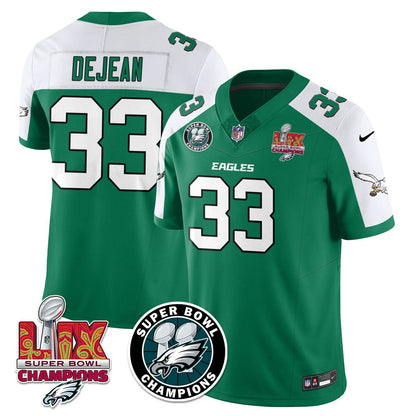 Philadelphia Eagles Super Bowl LIX Champions Jersey - All Stitched