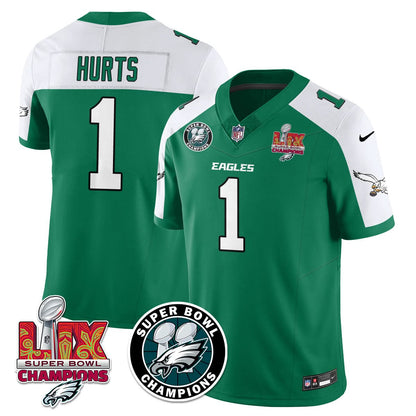 Philadelphia Eagles Super Bowl LIX Champions Jersey - All Stitched