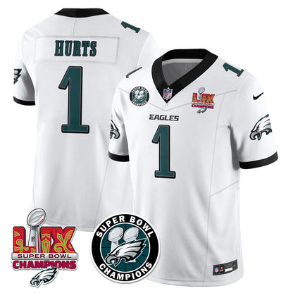 Philadelphia Eagles Super Bowl LIX Champions Jersey - All Stitched