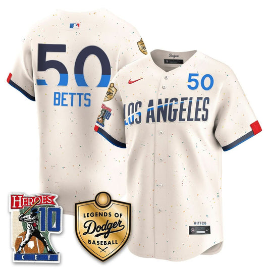 Dodgers Ron Cey "Legends Of Dodgers Baseball" Jersey - All Stitched