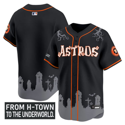 Houston Astros 'Halloween Shadows Edition' Vapor Premier Limited Jersey - Stitched