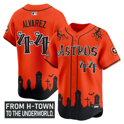 Houston Astros 'Halloween Shadows Edition' Vapor Premier Limited Jersey - Stitched
