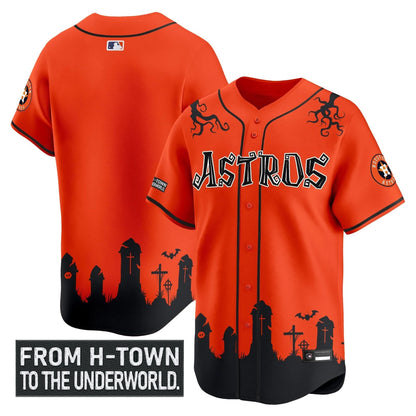 Houston Astros 'Halloween Shadows Edition' Vapor Premier Limited Jersey - Stitched