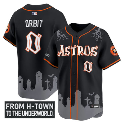 Houston Astros 'Halloween Shadows Edition' Vapor Premier Limited Jersey - Stitched