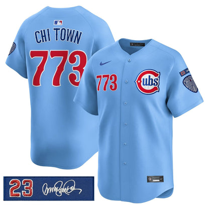 Chicago Cubs 'Ryne Sandberg Tribute' Vapor Premier Limited Jersey V3 - All Stitched
