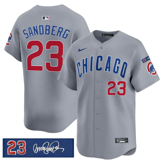Chicago Cubs 'Ryne Sandberg Tribute' Vapor Premier Limited Jersey V3 - All Stitched