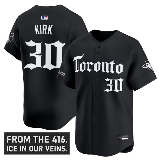 Toronto Blue Jays 'Gothic North Edition' Vapor Premier Limited Jersey - All Stitched