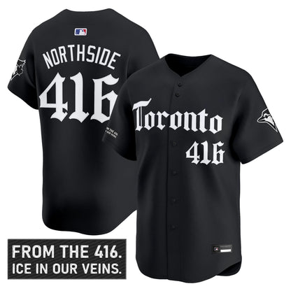 Toronto Blue Jays 'Gothic North Edition' Vapor Premier Limited Jersey - All Stitched