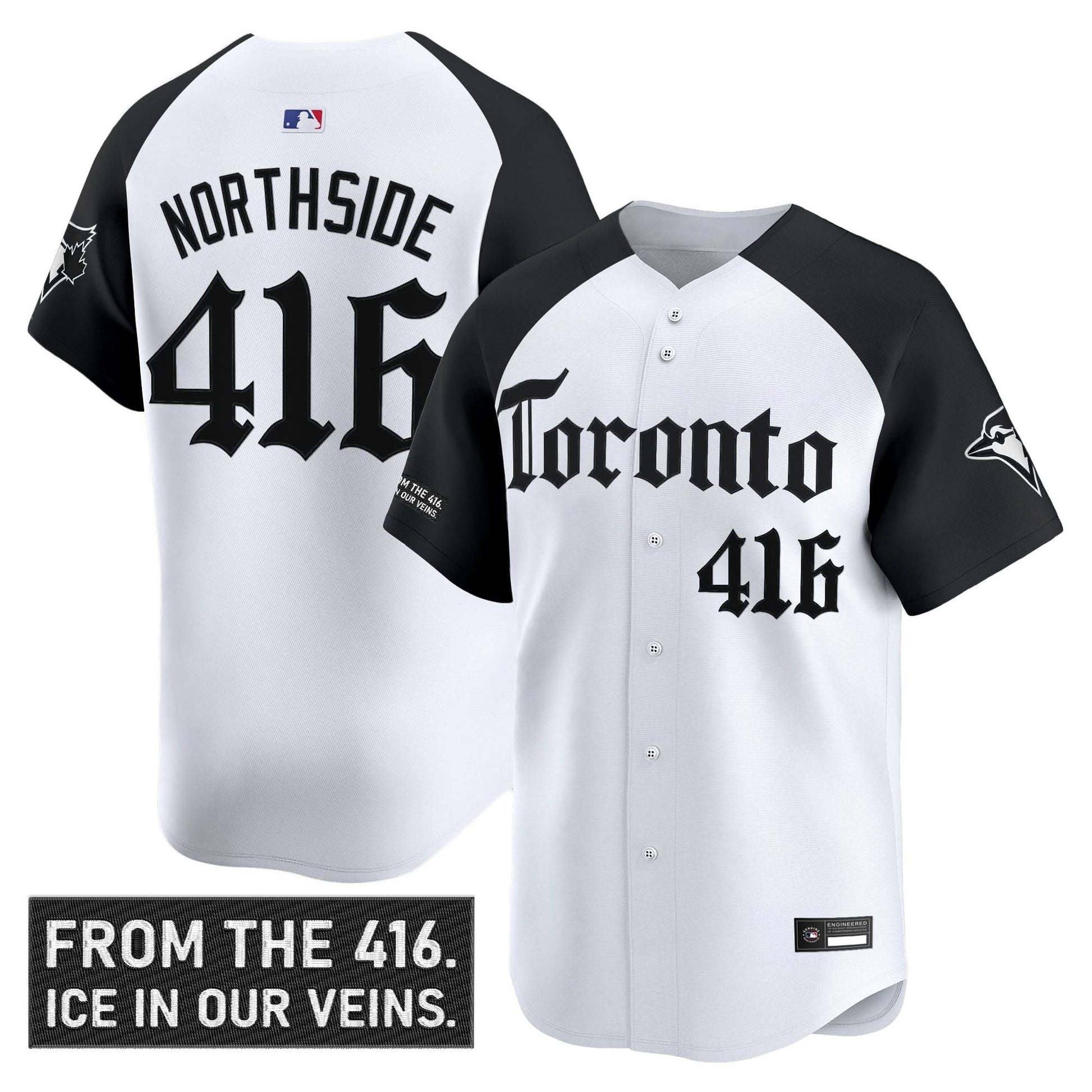 Toronto Blue Jays 'Gothic North Edition' Vapor Premier Limited Jersey - All Stitched